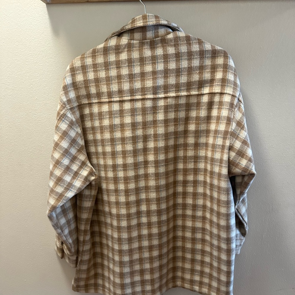 Plaid Fall Shacket Jacket - Picture 7 of 9